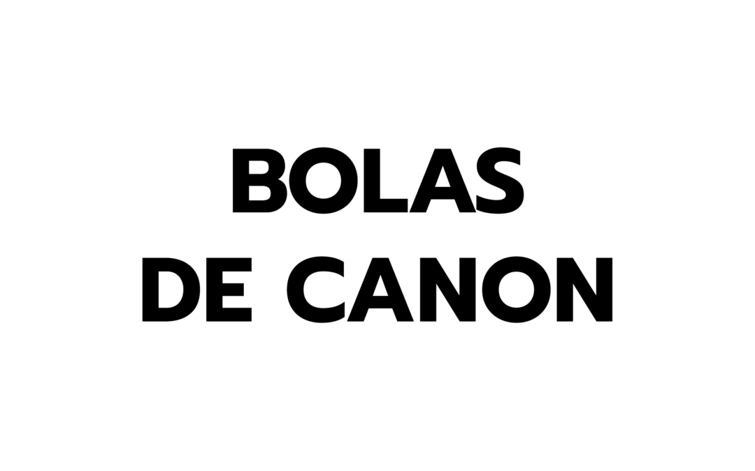 Bolas de canon